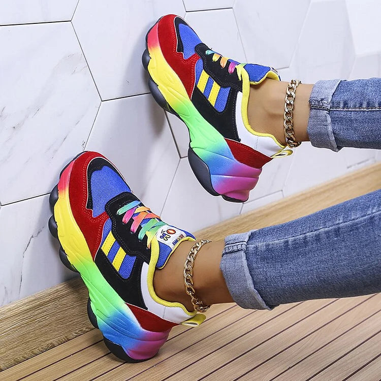 Maren – Trendy Rainbow Sneakers - Image 4