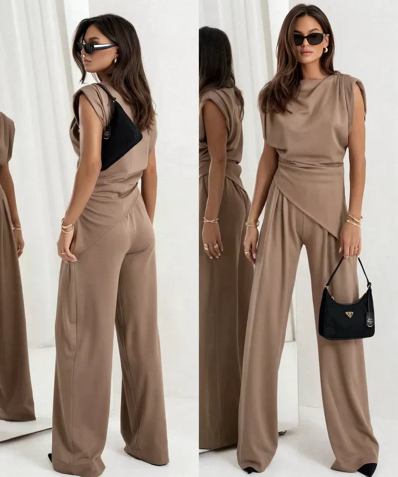 Elvira – Women Stylish Draped Jumpsuit - Image 4