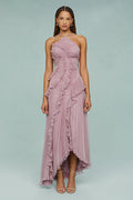 Clara – Women Pleated Ruffle Maxi Dress - Image 3
