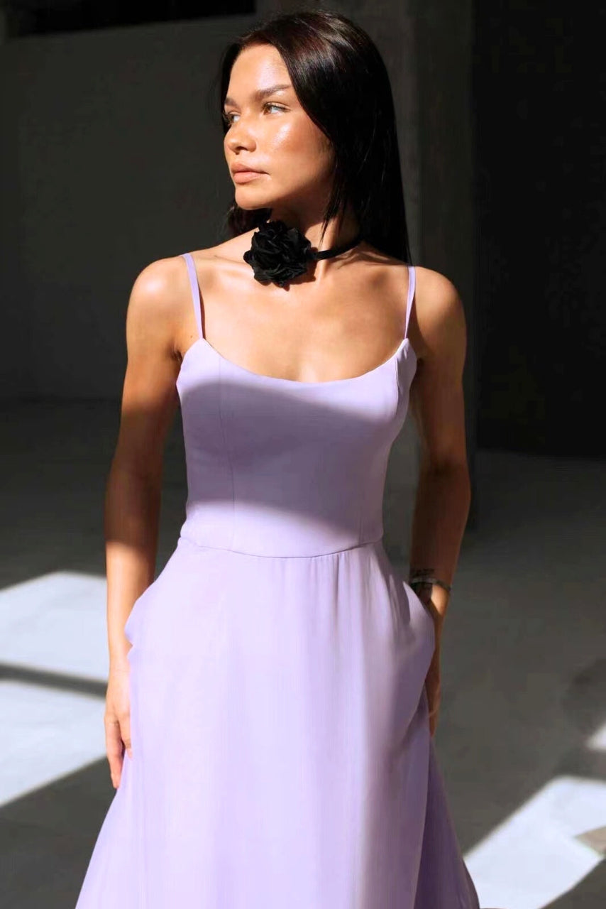 Maren – Ruffle Hem Wedding Guest Dress - Image 7
