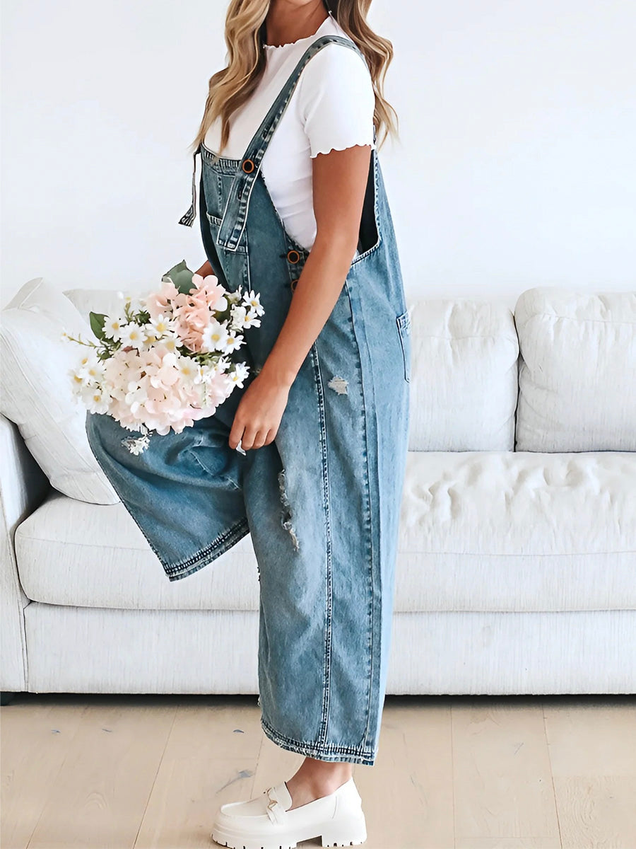 Erika – Loose-fitting denim Jumpsuit - Image 5
