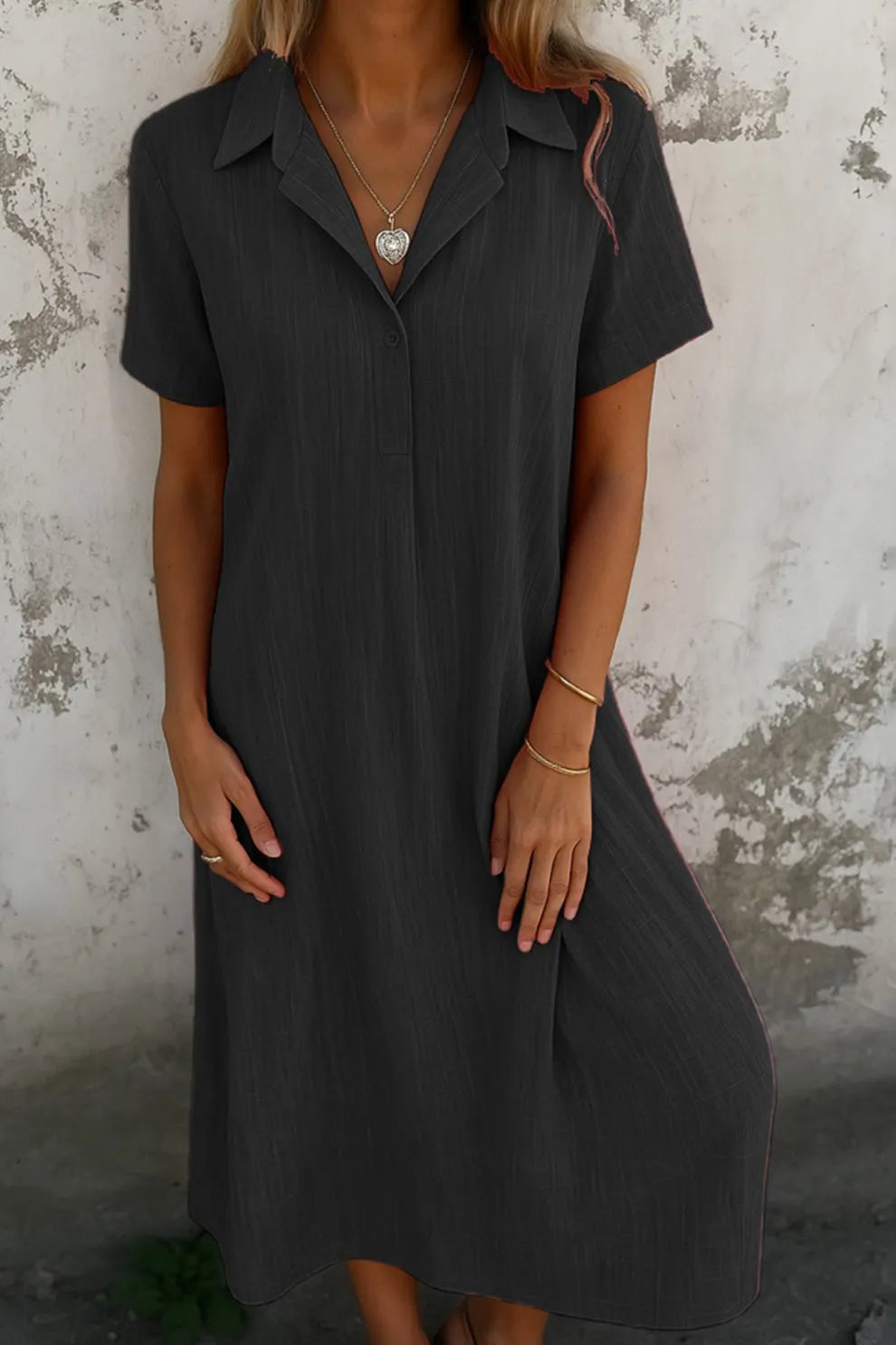 Doreen – Casual V-Neck Summer Dress - Image 5