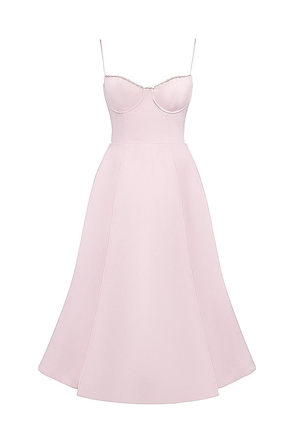 Marie – Strapless V-neck sleeveless Dress - Image 59
