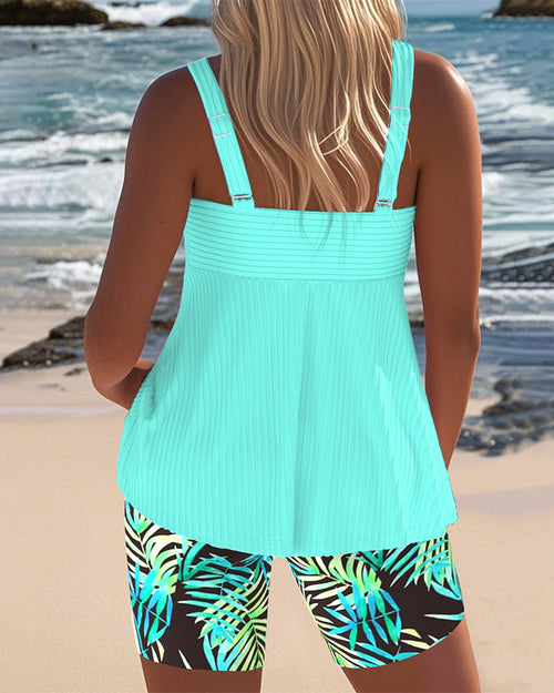 Anna – Women Ribbed Swim Top - Image 2