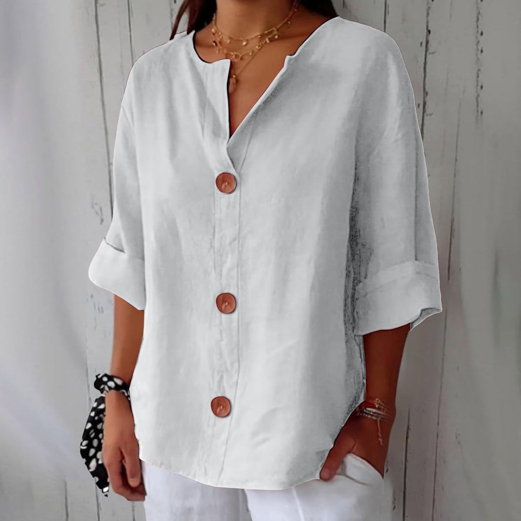 Mara – Chic Button-Up Blouse - Image 6
