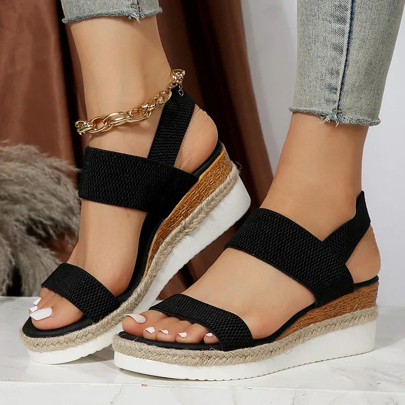 Luna – Women Casual Wedge Sandals - Image 10