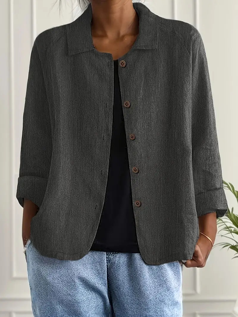 Johanna – Women Casual Button-Up Top - Image 13
