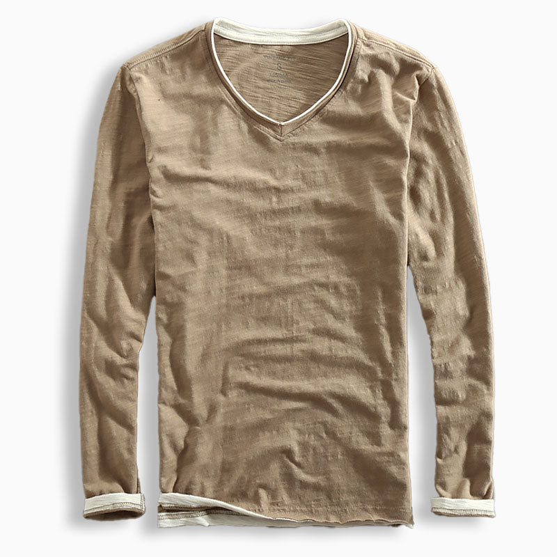 Luca – Vintage Fit Long Sleeve T-Shirt - Image 2