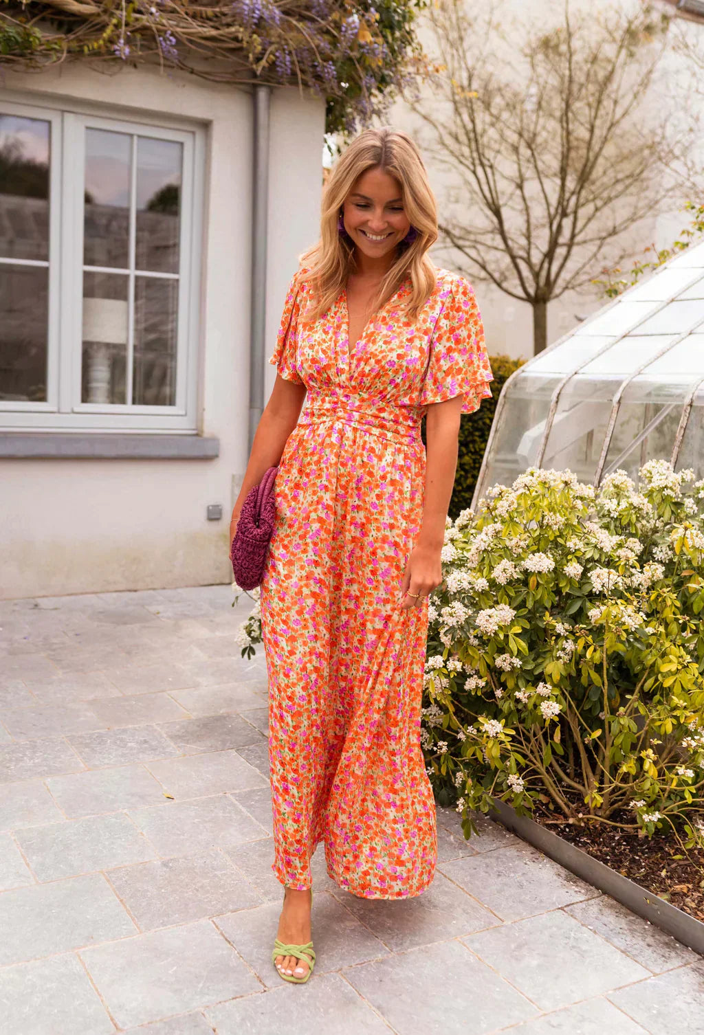 Anja – Defined Waist & Flowy Summer Cut Dress - Image 6