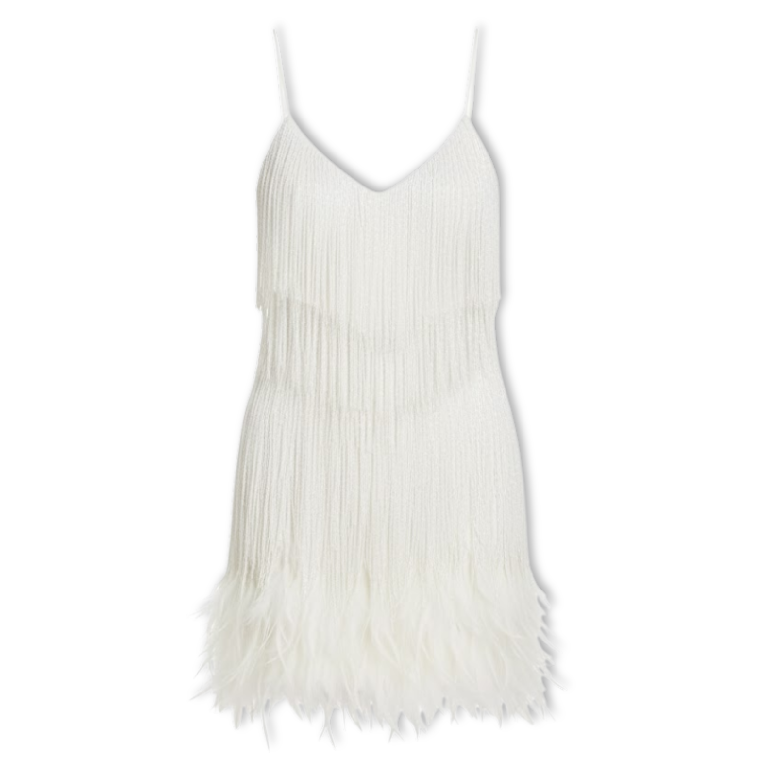 Sophia – Feather Trimmed Evening Dress - Image 4