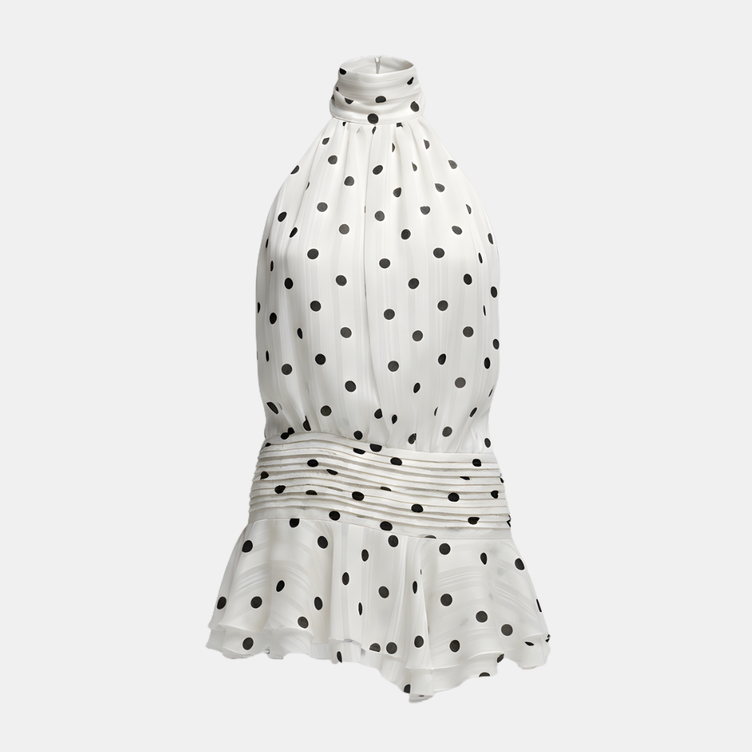 Amelie – Sommerkleid mit Plissee und Neckholder - Image 6
