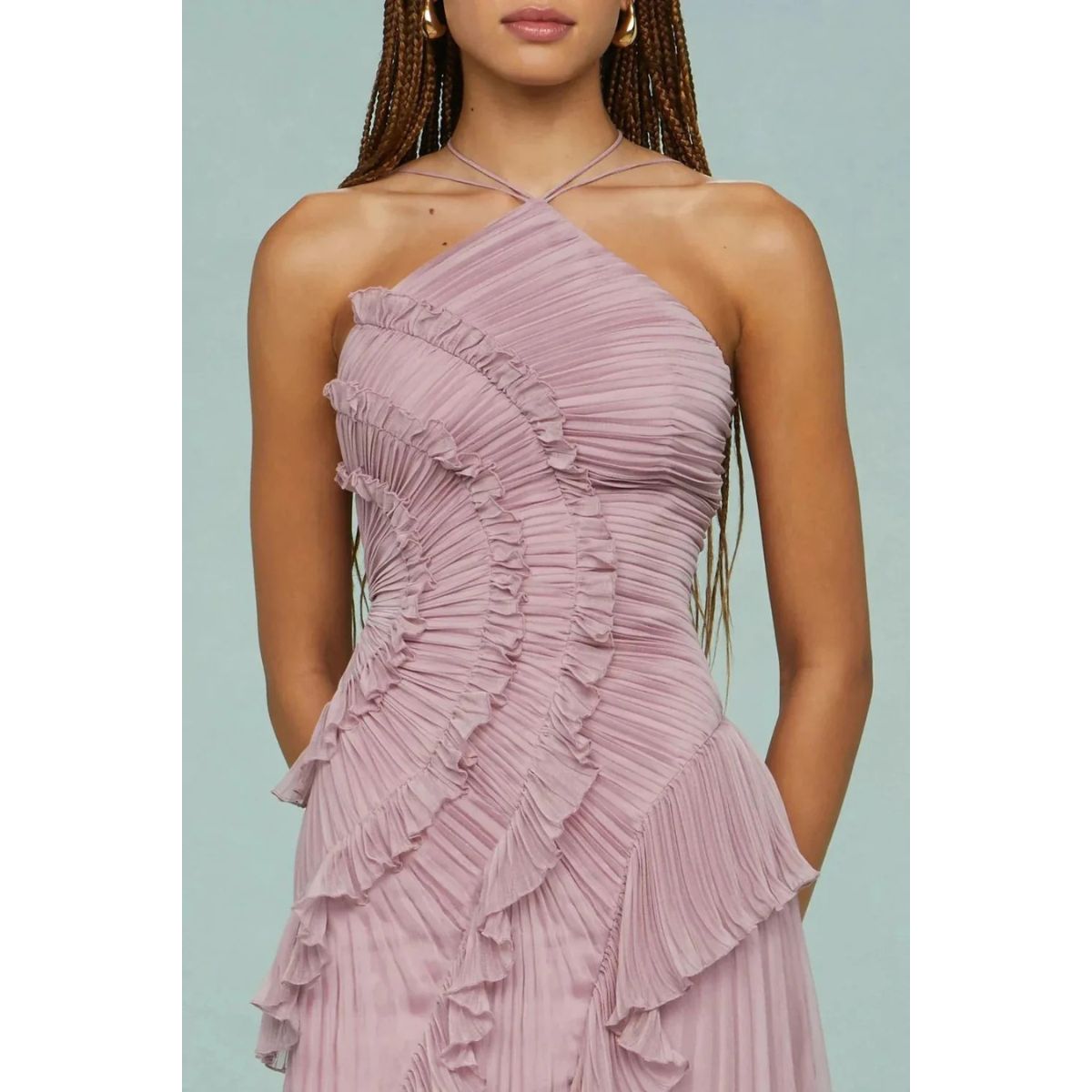 Emilia – Elegantes Plisseekleid für Damen - Image 4