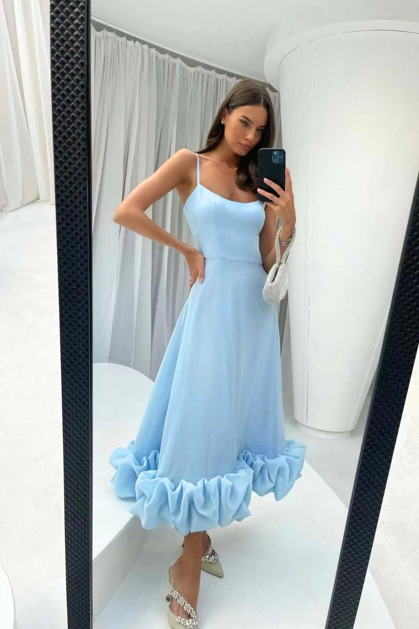 Brigitte – Women Ruffled Evening Dress - Image 10