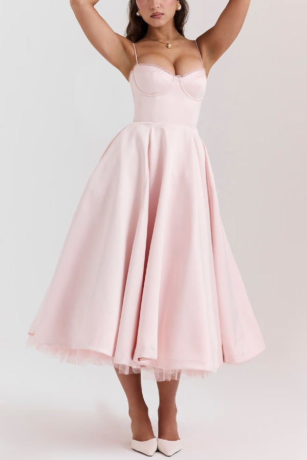 Marie – Strapless V-neck sleeveless Dress - Image 47