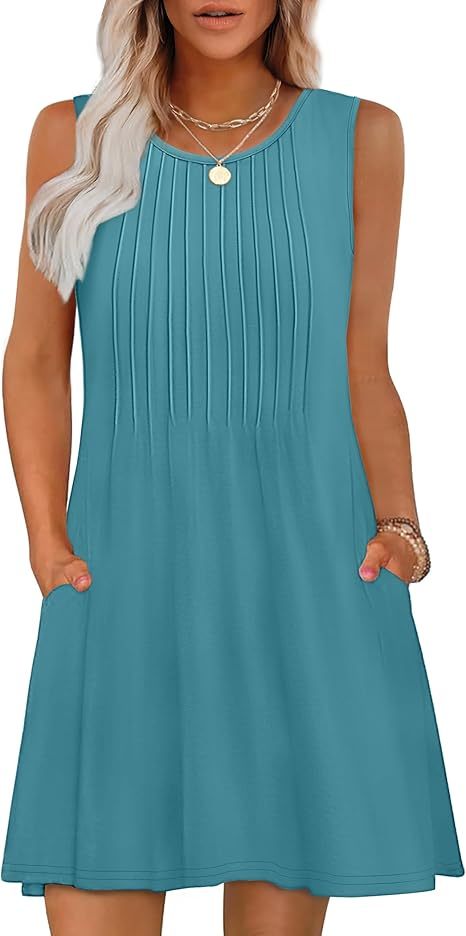 Mila – Round Neck Sleeveless Dress - Image 3