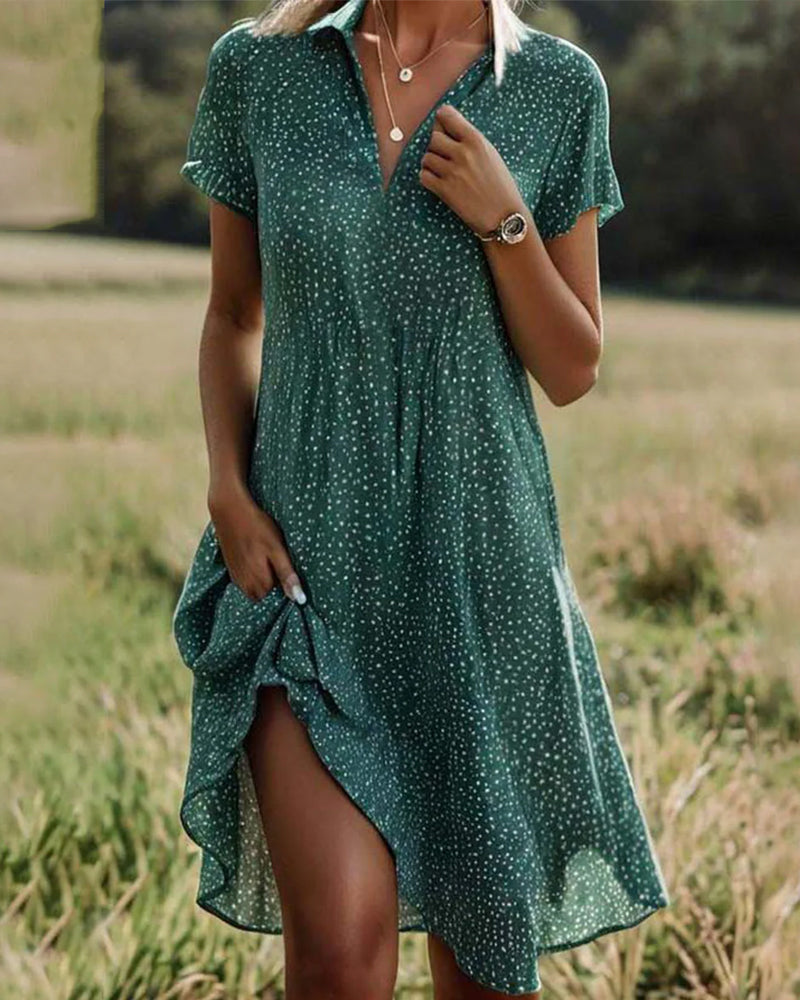Ellie – Women Casual Short Sleeve Dress - Image 1
