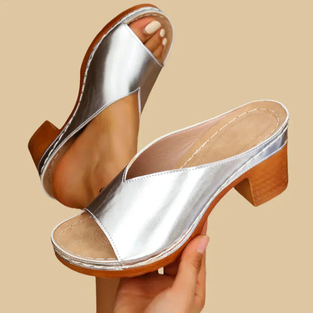 Yvonne – Women Open Toe Block Heels - Image 2