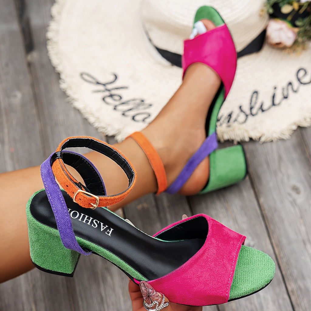 Lea – Women Slingback Block Heels - Image 13