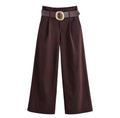 Julia – High-Waisted Wide-Leg Trousers - Image 1