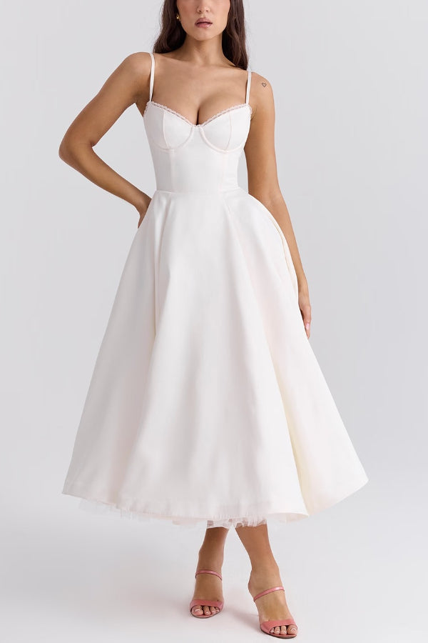 Marie – Strapless V-neck sleeveless Dress - Image 20