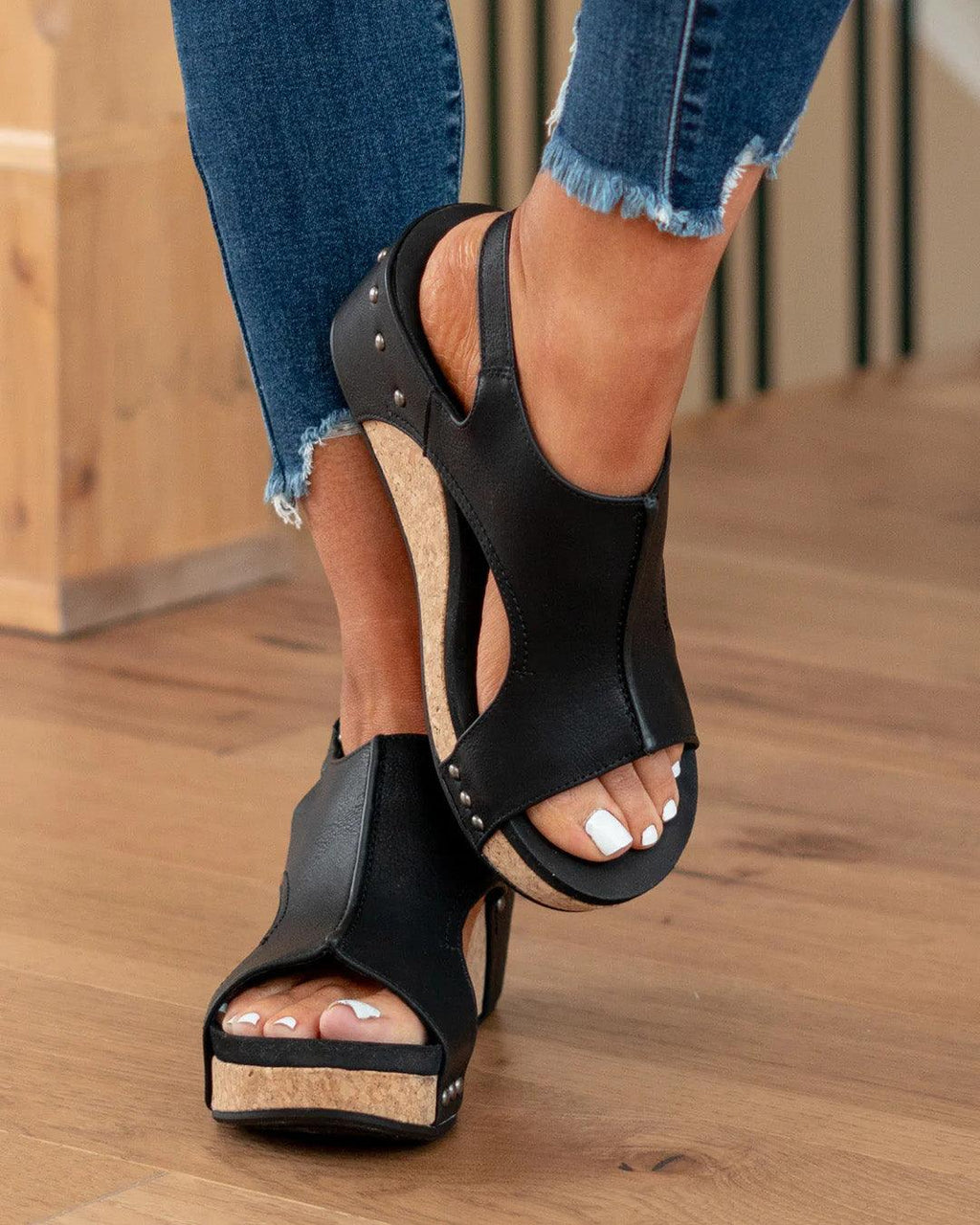 Chloe – Women Casual Wedge Sandals - Image 8