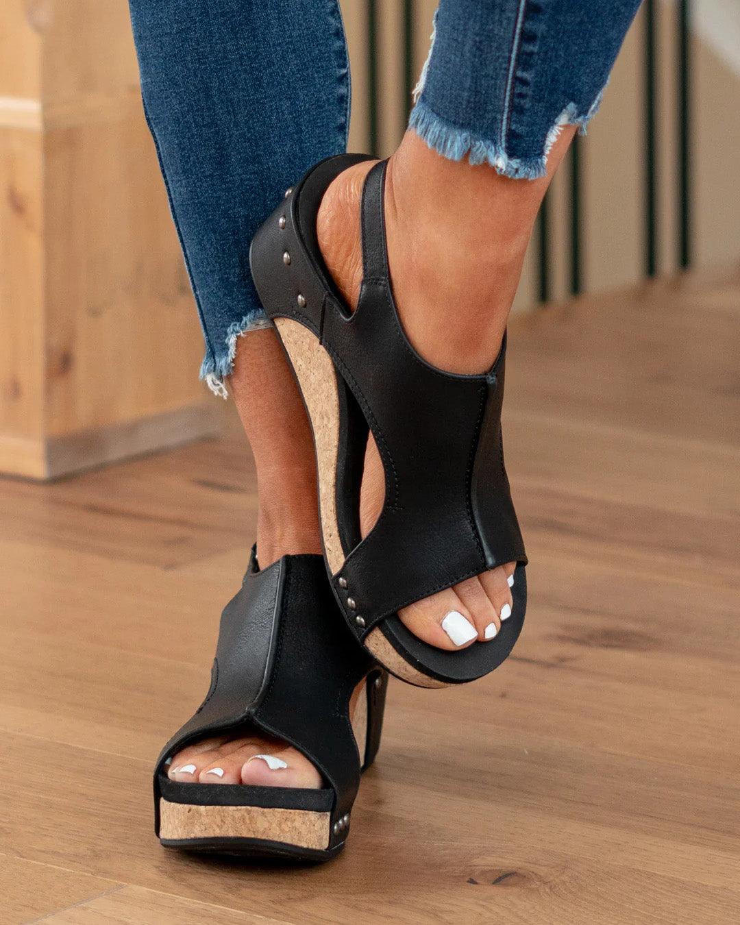 Chloe – Women Casual Wedge Sandals - Image 8