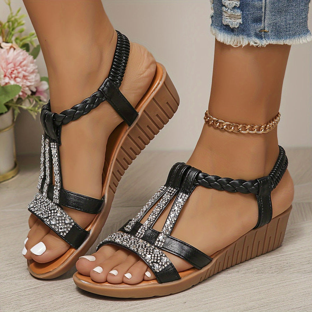 Lieselotte – Strap Wedge Summer Sandals - Image 11