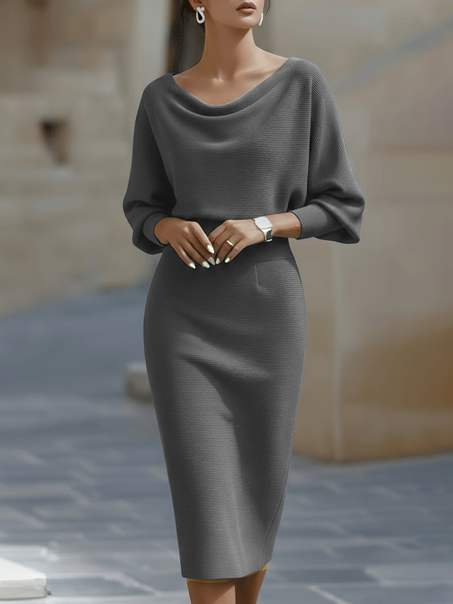 Carina – Women Elegant Midi Dress - Image 3