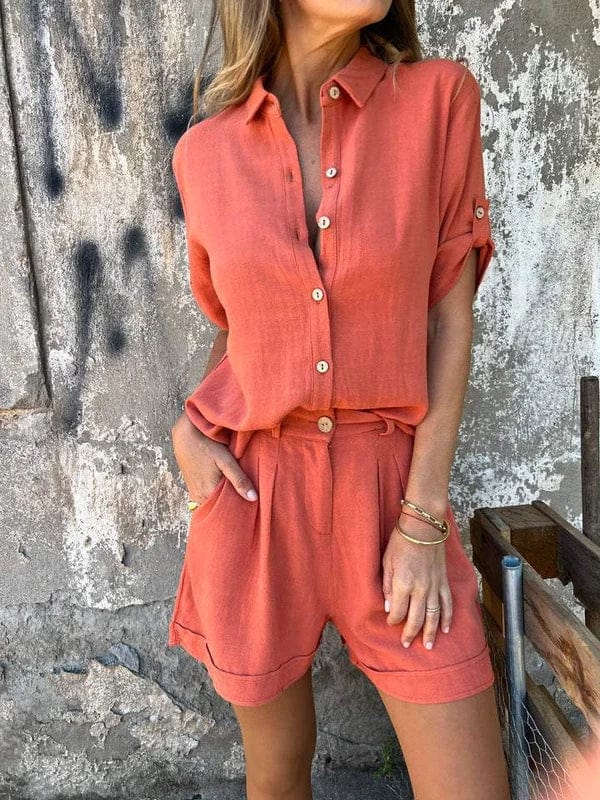 Luna – Women  Lightweight Shorts and Top Outfit - Image 4