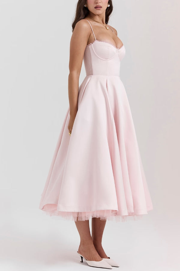 Marie – Strapless V-neck sleeveless Dress - Image 51