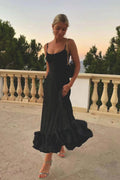 Brigitte – Women Ruffled Evening Dress - Image 1