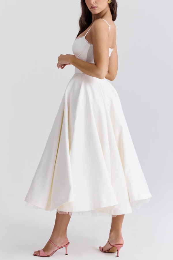 Marie – Strapless V-neck sleeveless Dress - Image 24