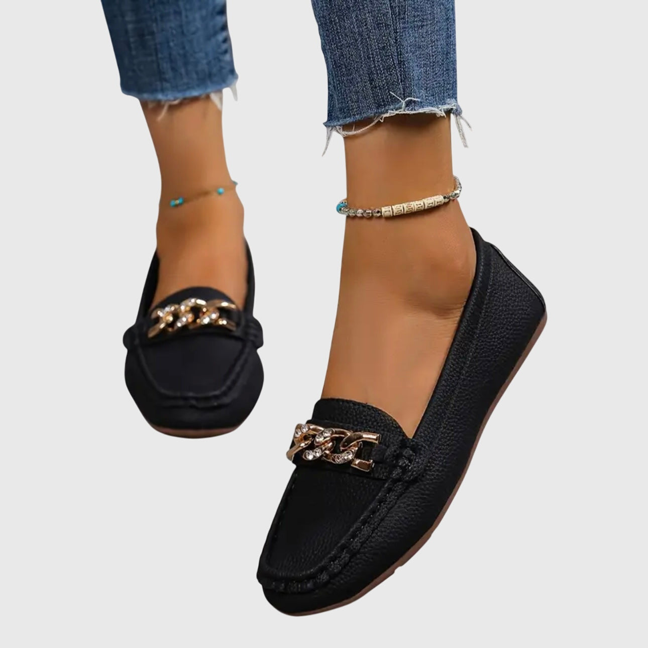 Anja – Women Stylish Chain Detail Shoes - Image 7