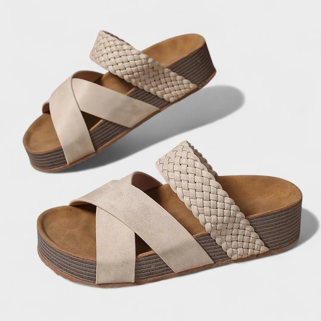 Cecilia – Stylish Cross-Strap Sandals - Image 5