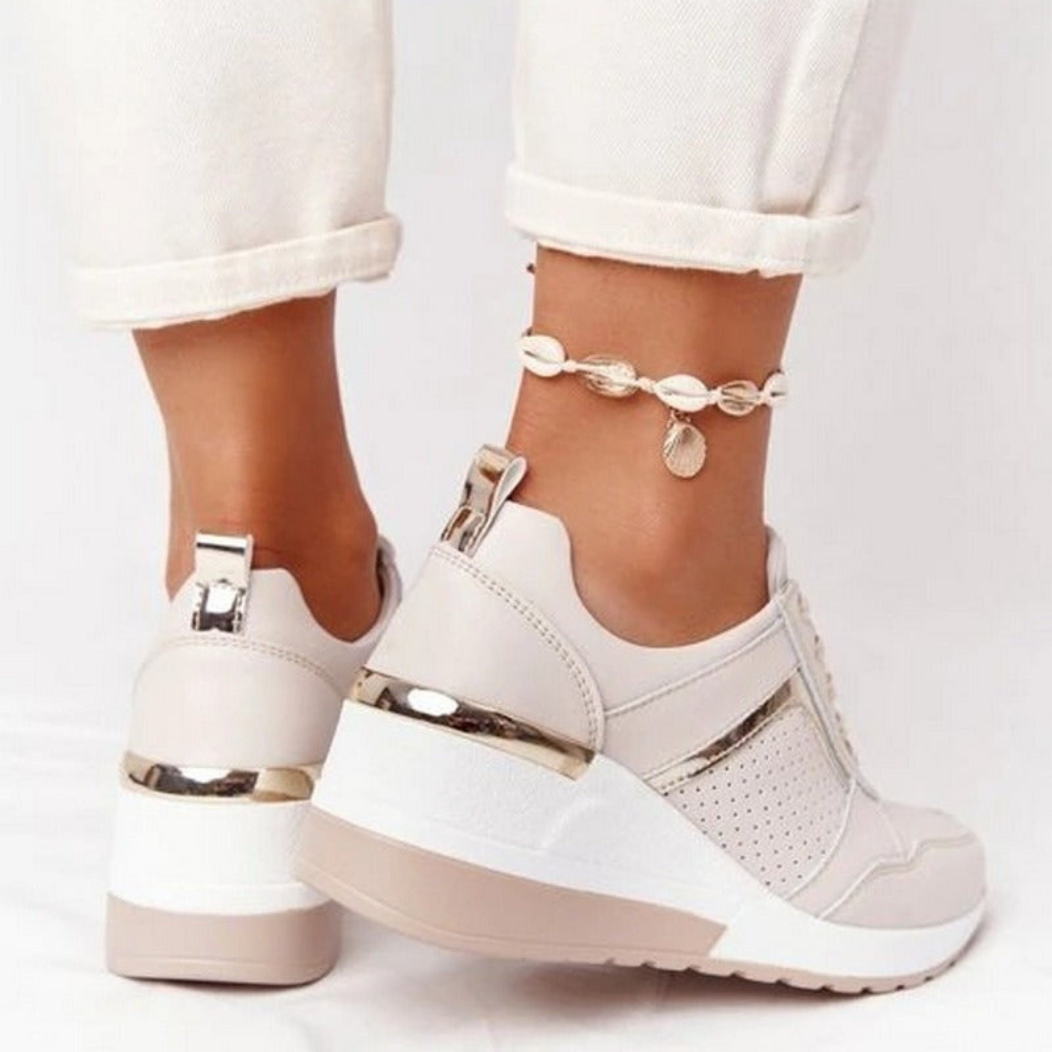 Mia – Trendy Wedge Sneakers - Image 6