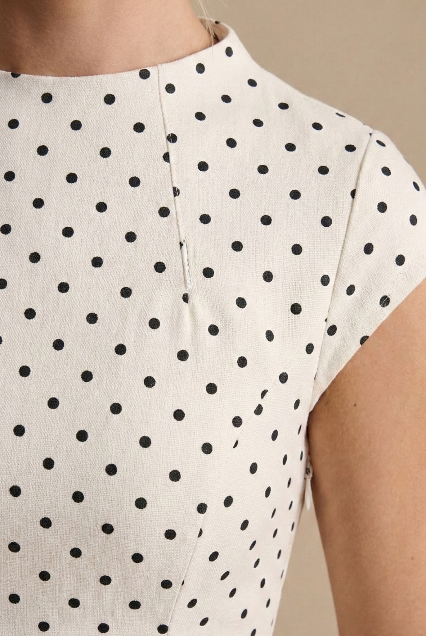 Ingrid – High Neck Cap Sleeve Dress - Image 3
