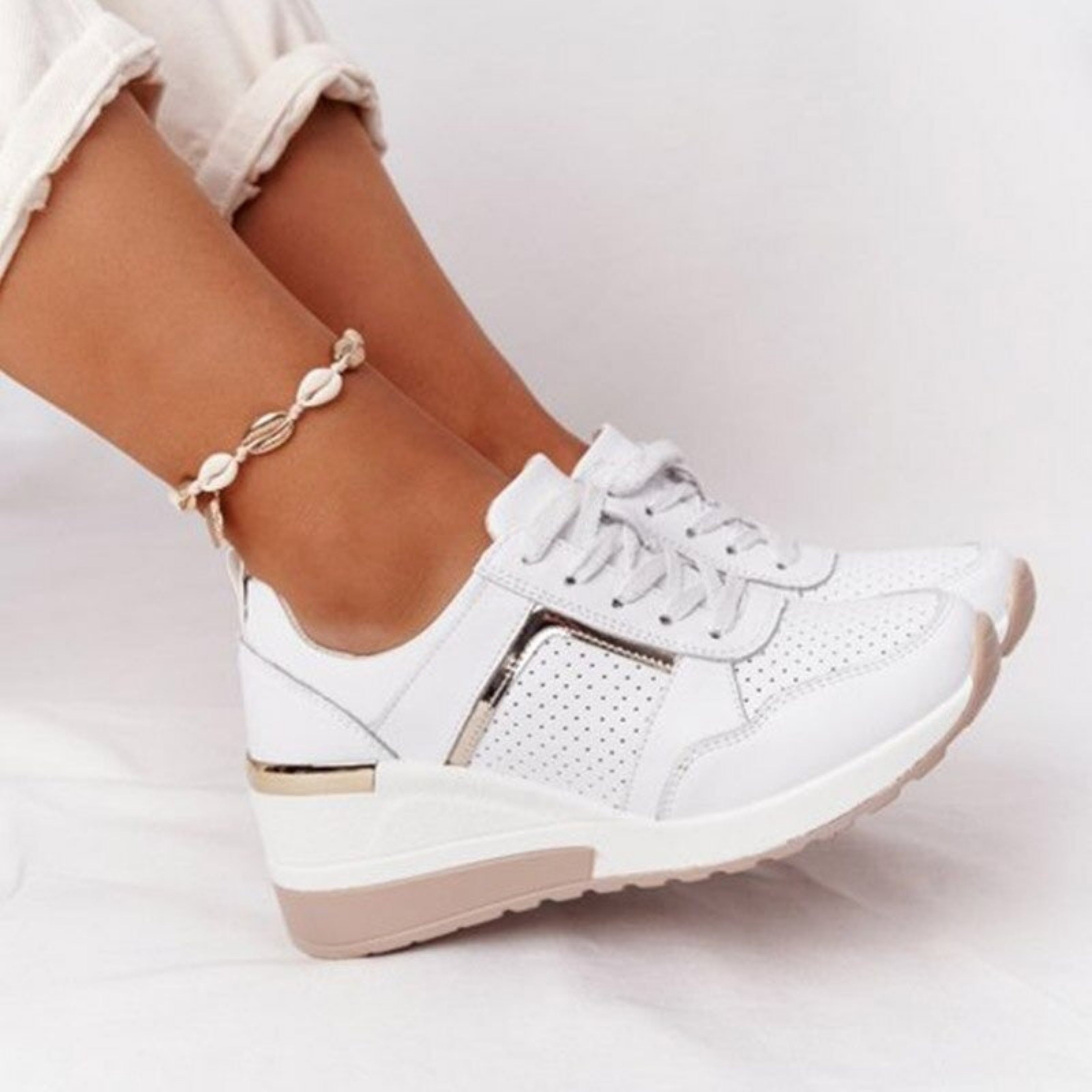 Mia – Trendy Wedge Sneakers - Image 5