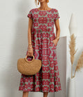 Lucy – Women Floral Print Maxi Dress - Image 1