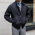 Classic men's bomber jacket with a stand-up collar - J&B; - 1 - Elvaroza.com