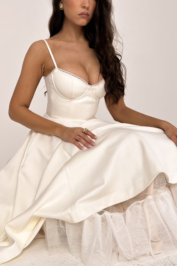 Marie – Strapless V-neck sleeveless Dress - Image 29