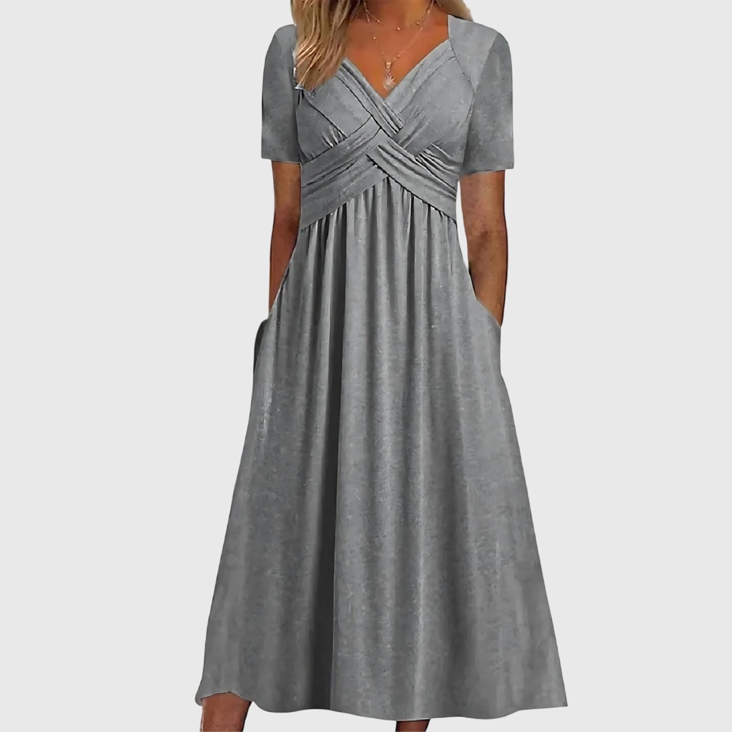 Antonia – Tummy Wedding Guest Dress - Image 2