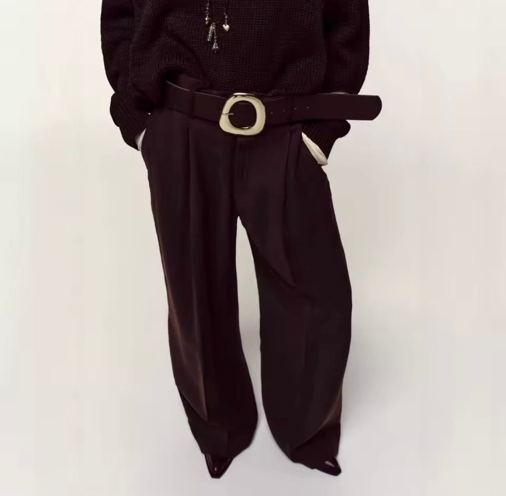 Julia – High-Waisted Wide-Leg Trousers - Image 2