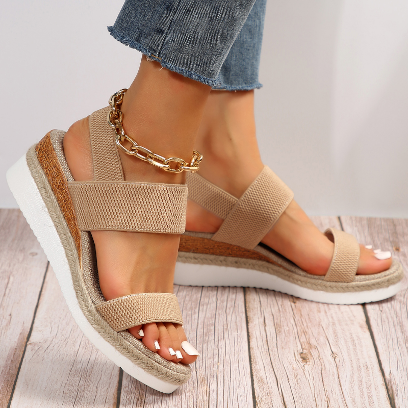 Luna – Women Casual Wedge Sandals - Image 1