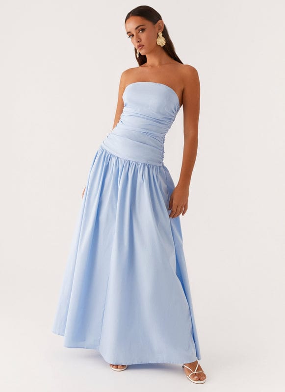 Theresa – Elegant Strapless Dress - Image 1