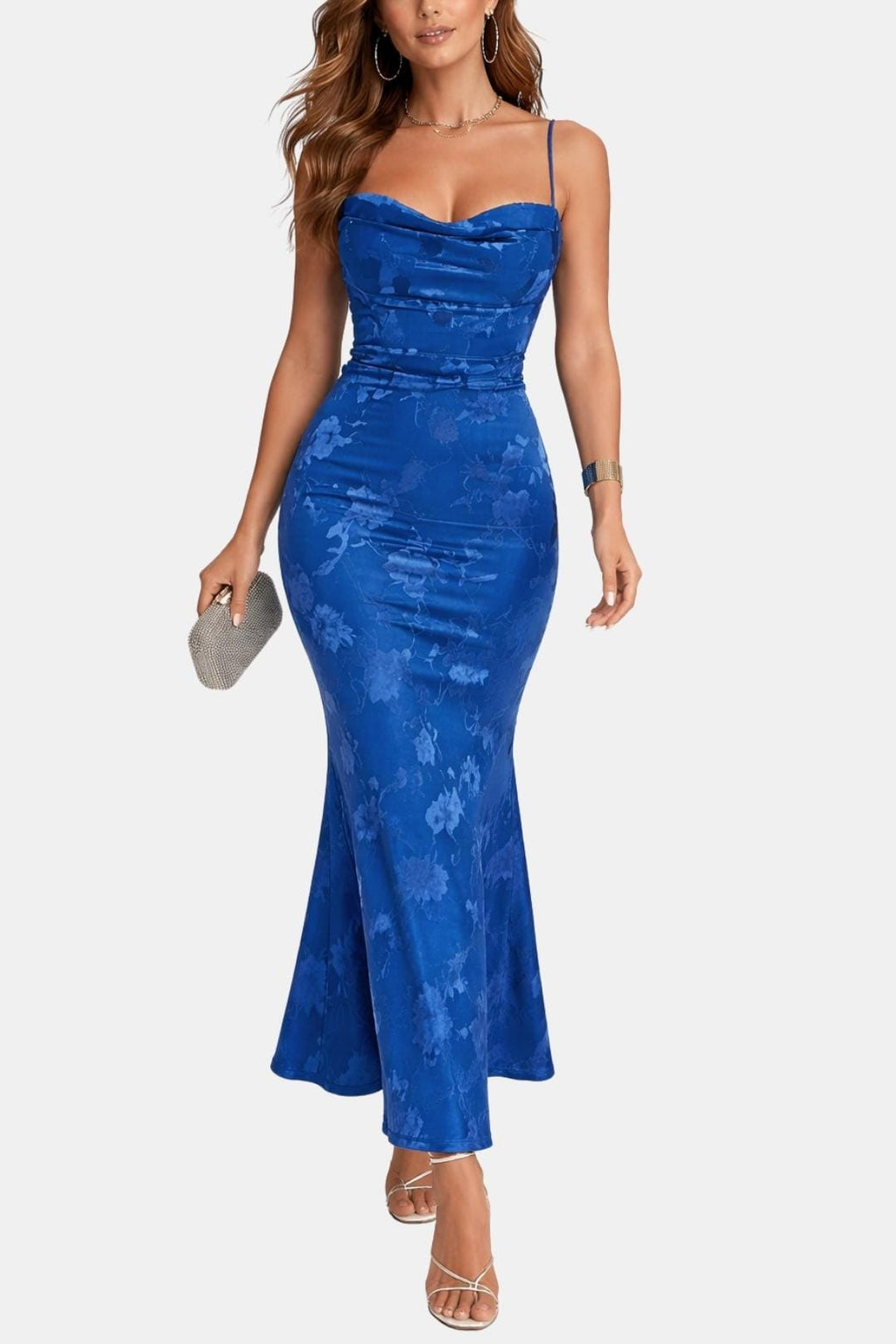 Claudia – Elegant Spaghetti Strap Dress - Image 1