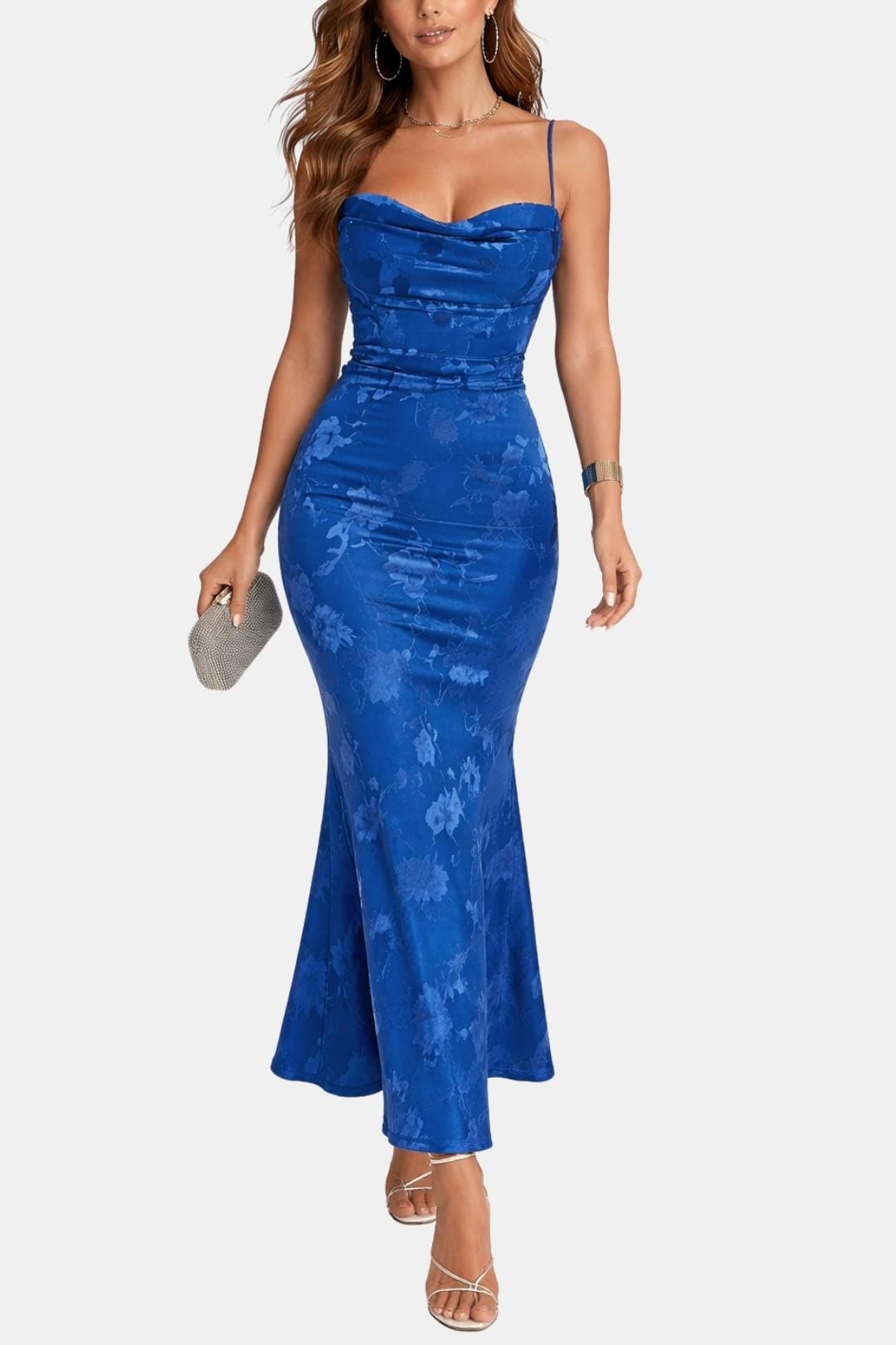 Claudia – Elegant Spaghetti Strap Dress - Image 1