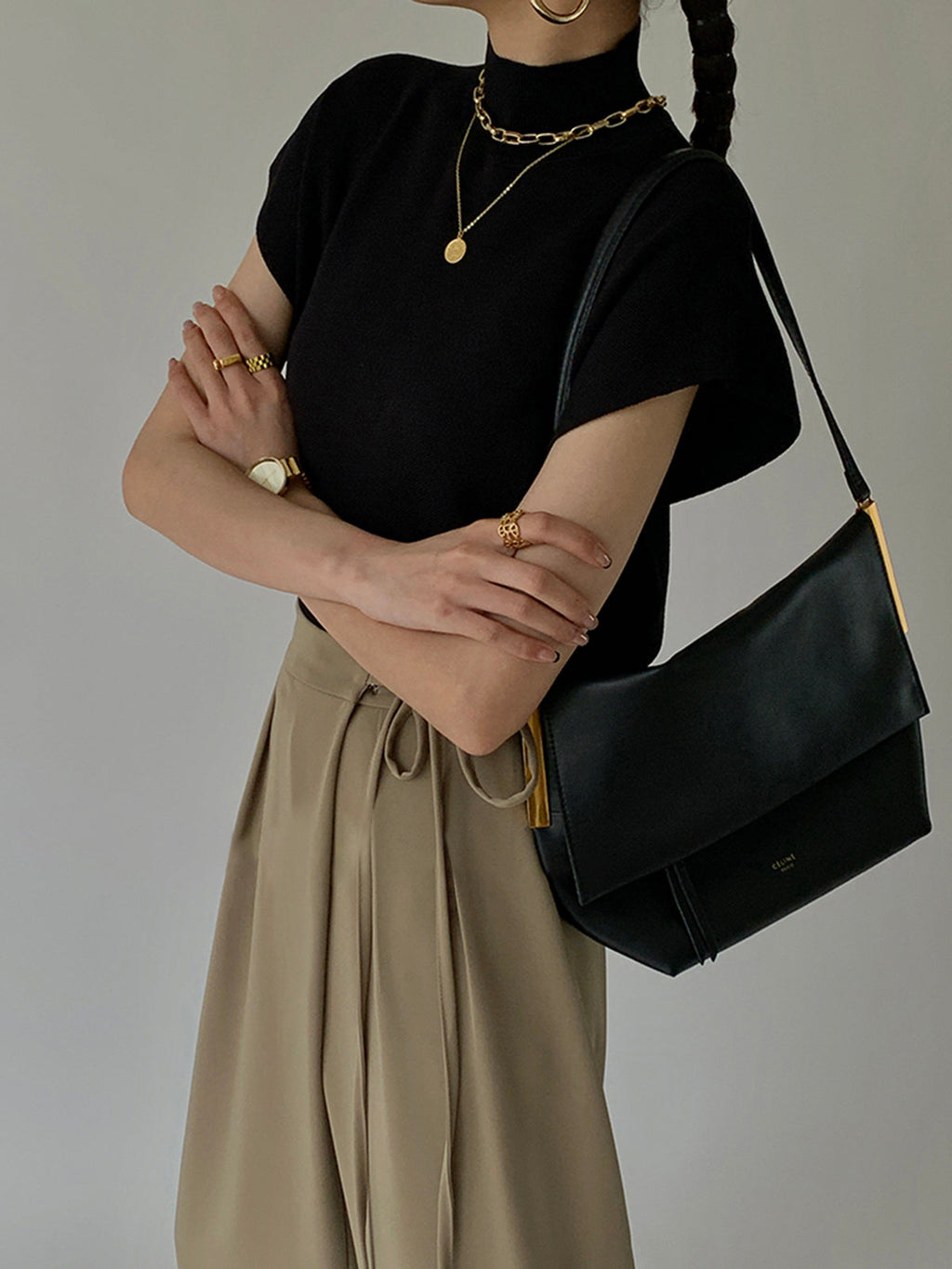 Luisa – Elegant Leisurely Solid Blouse - Image 2