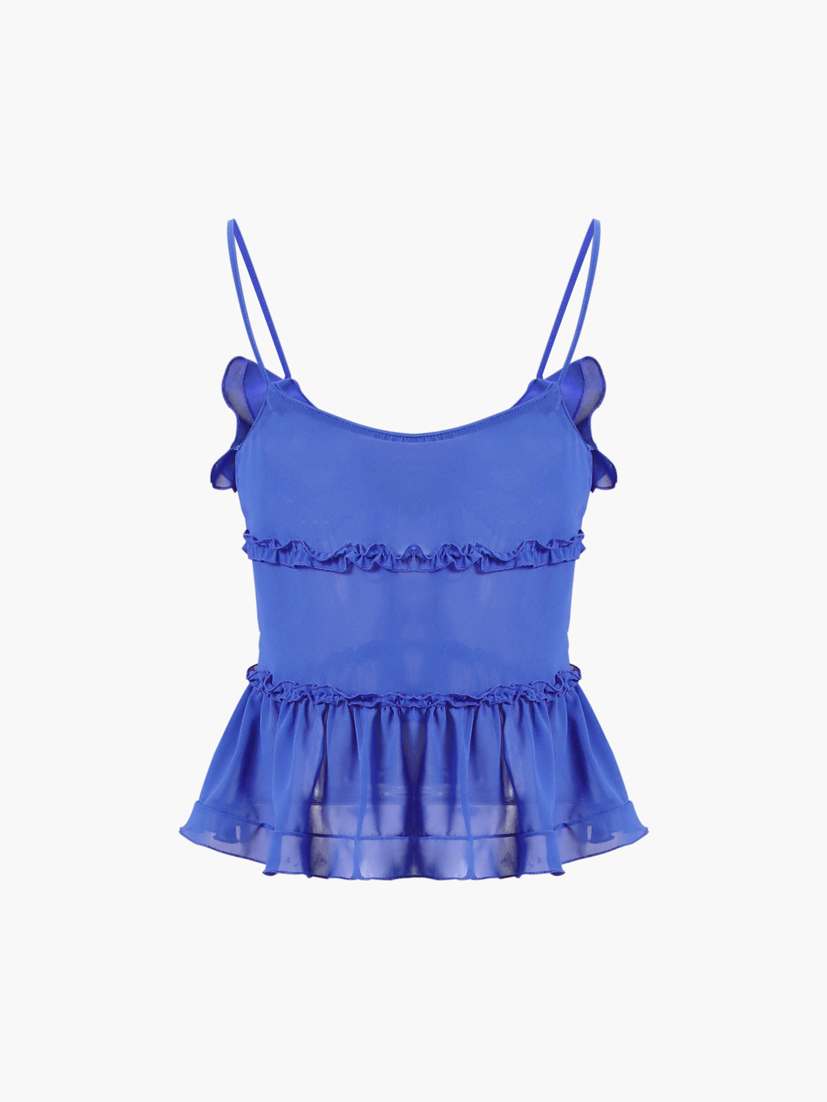 Leona – Ruffled Tied Fly Away Blouse - Image 2