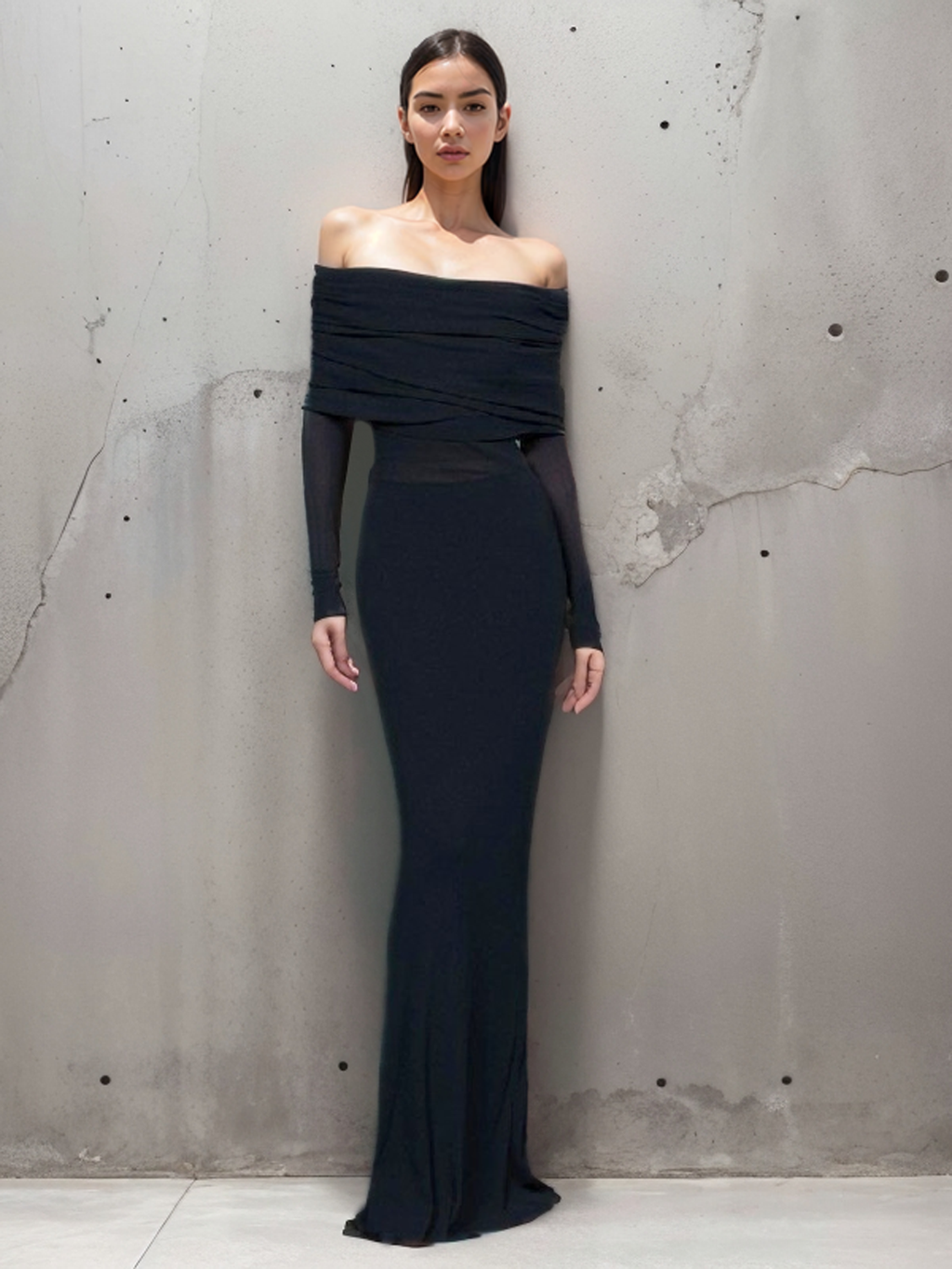 Charlotte – Women Off-Shoulder Elegant Evening Dress - Image 3
