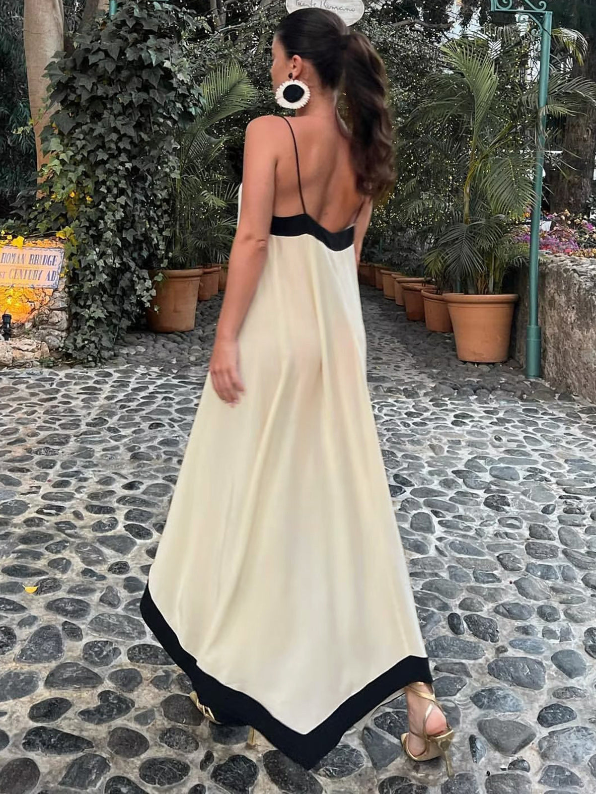 Clara – Sicily Old Money Aesthetics Slip-Kleid - Image 3